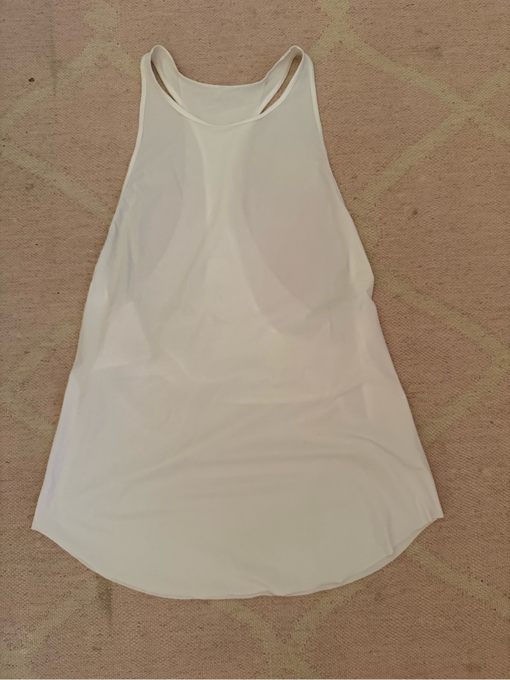 White Lululemon Racerback Women's Tank